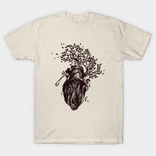 Blooming Heart Love by Tobe Fonseca T-Shirt